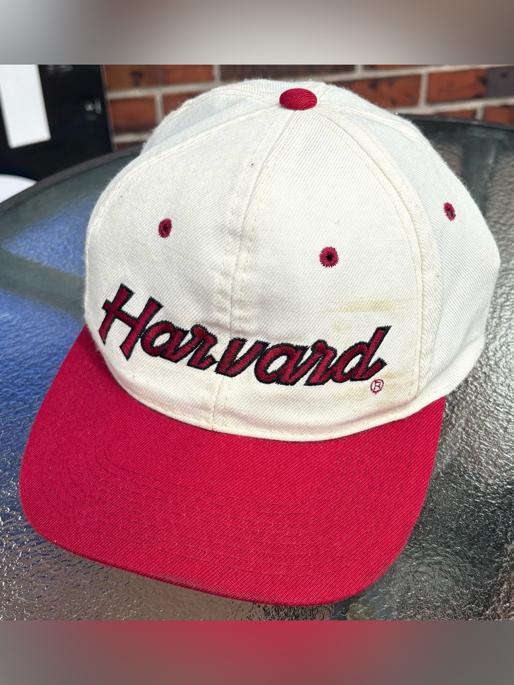 Vintage 90’s Sports Specialties Harvard University Script SnapBack Hat OSFA